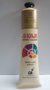 JO SONJAS FARBKA AKRYLOWA DO KAMIENIA Pale  gold  